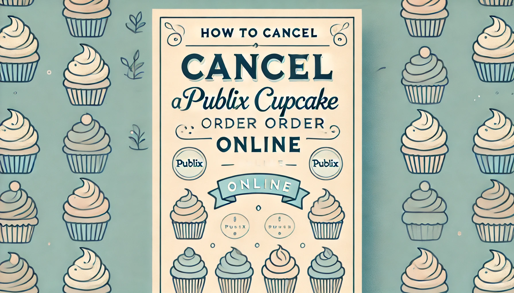 How to Cancel a Publix Cupcake Order Online