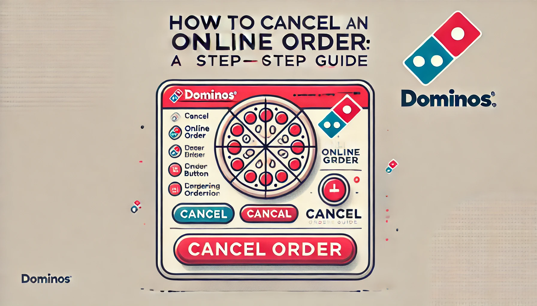 How to Cancel an Online Order from Dominos